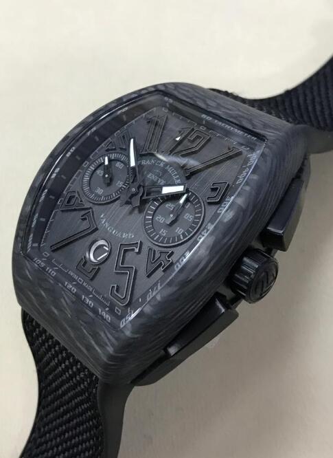 FRANCK MULLER V-45-CC-DT Vanguard Carbon Chronograph Replica Watch